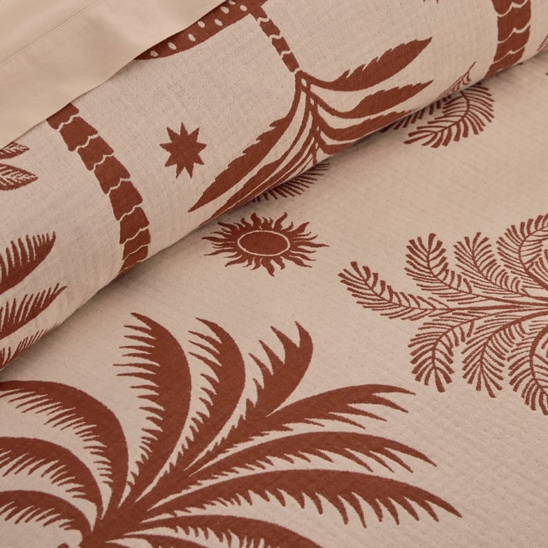 Global Traveller Natural Jacquard Quilt Cover Separates