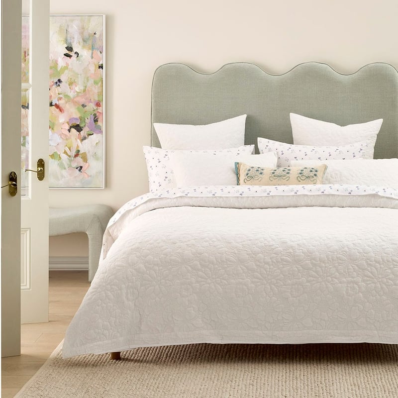 Celine White Quilted Quilt Cover Separates