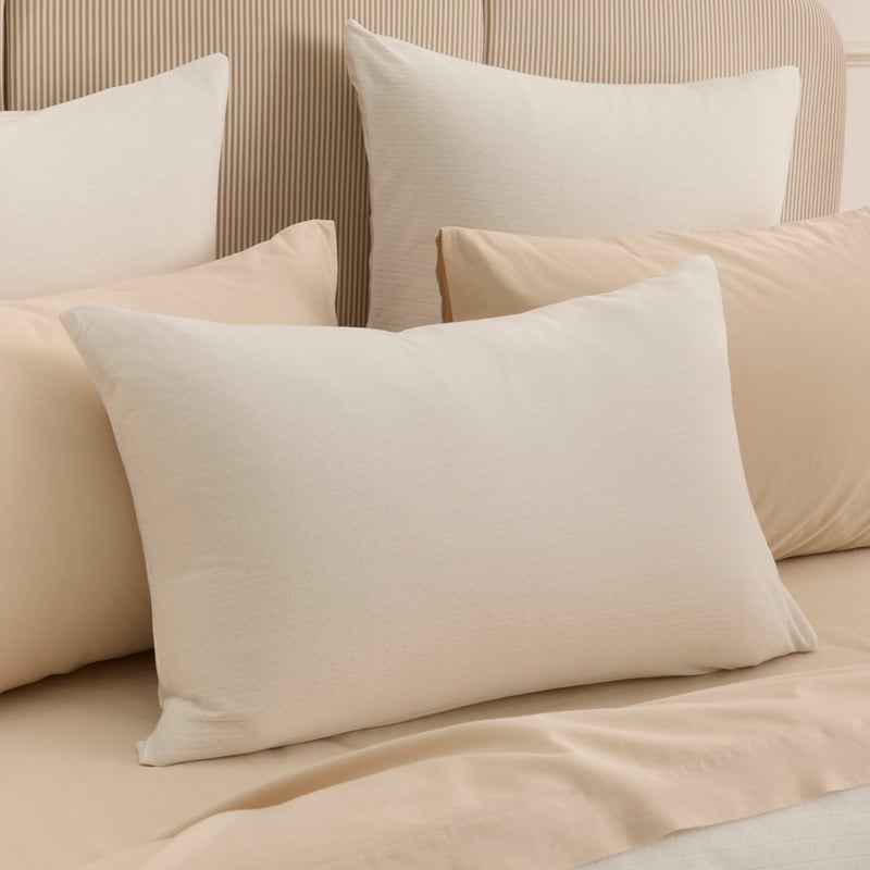 Jersey Pointelle Off White Quilt Cover Set + Separates