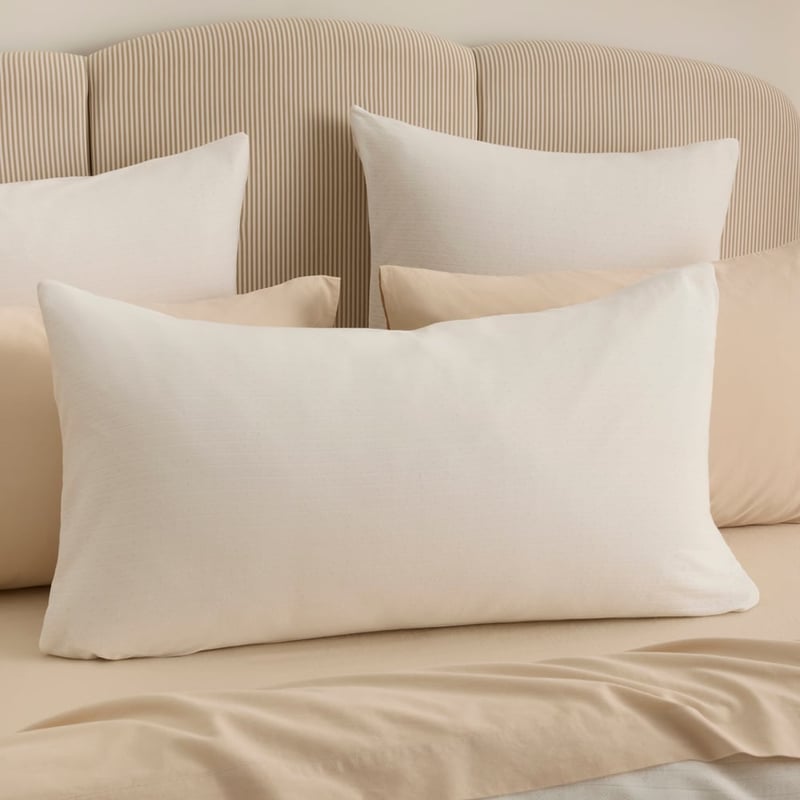 Jersey Pointelle Off White Quilt Cover Set + Separates