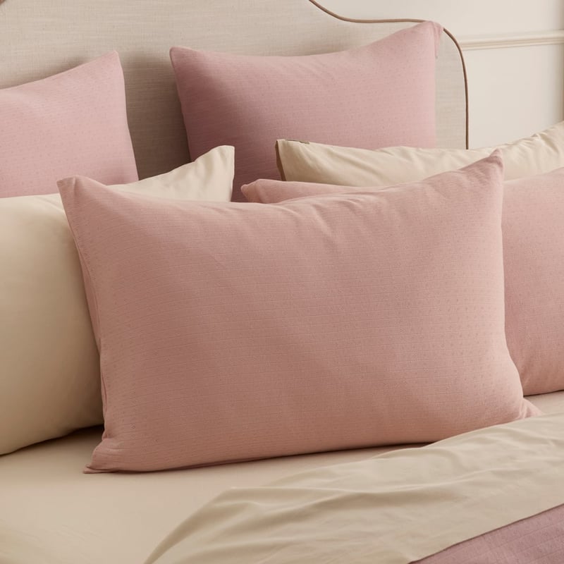 Jersey Pointelle Mauve Quilt Cover Set + Separates