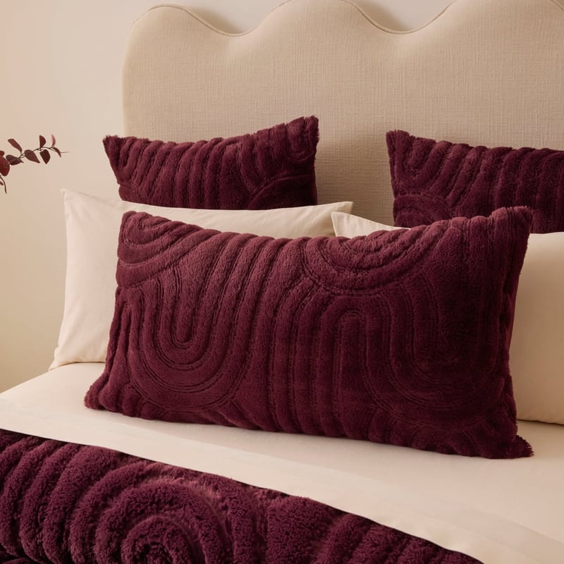 Zuri Pinot Faux Fur Pillowcases