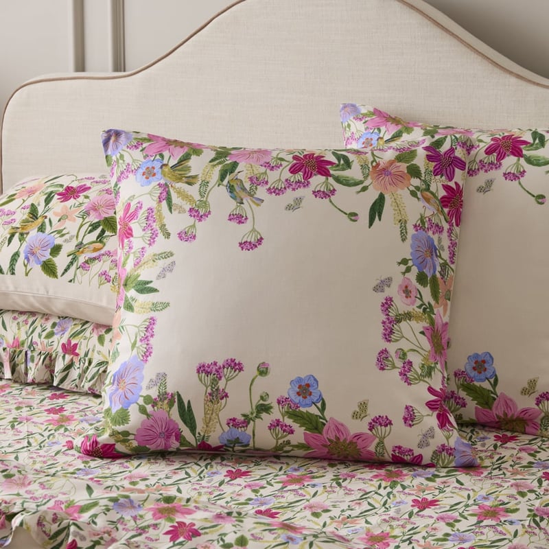 Etta Natural Floral Quilt Cover Set + Separates