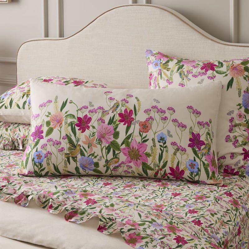 Etta Natural Floral Quilt Cover Set + Separates