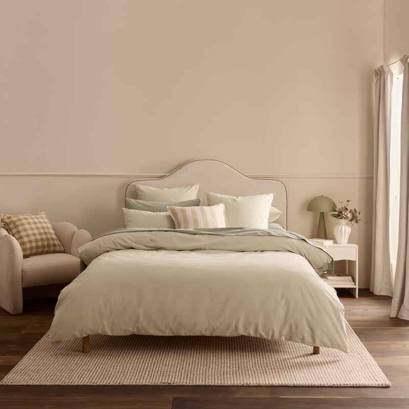 Stonewashed Cotton Pistachio Quilt Cover Separates