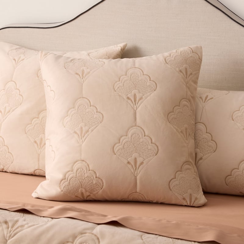Margarete Velvet Sand Quilted Pillowcases