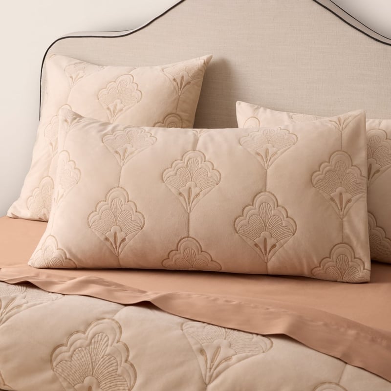 Margarete Velvet Sand Quilted Pillowcases