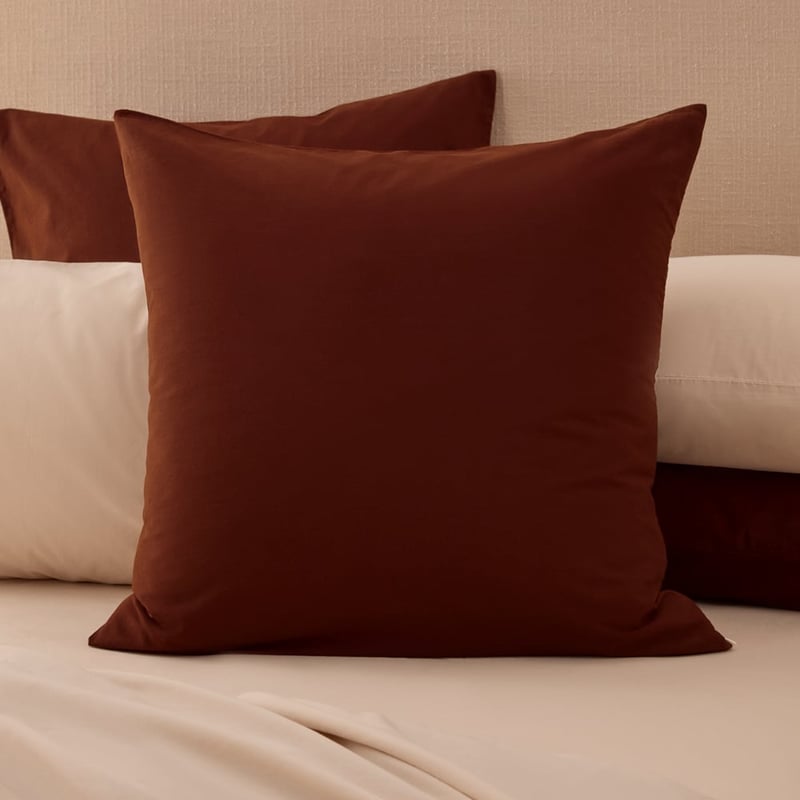 Stonewashed Cotton Auburn Pillowcases