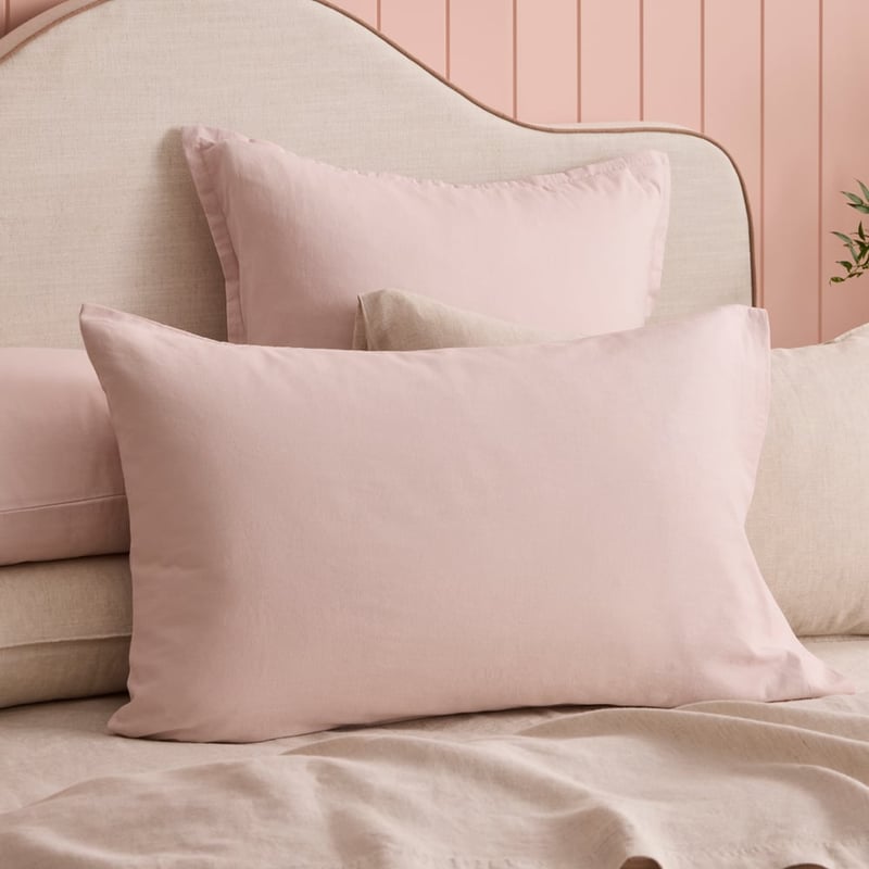 Relaxed Linen Look Petal Quilt Cover Set + Separates
