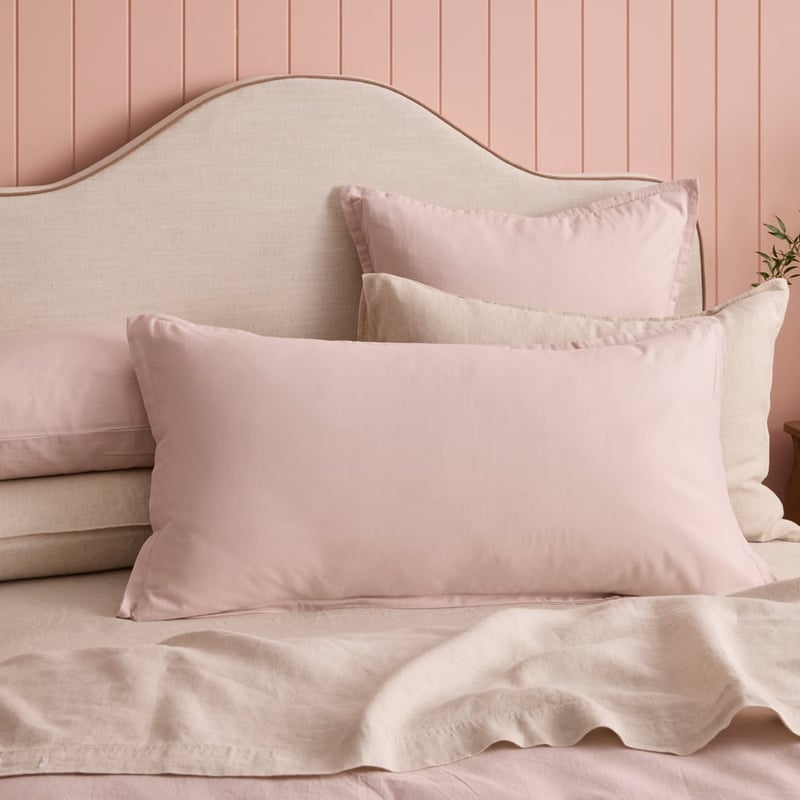 Relaxed Linen Look Petal Quilt Cover Set + Separates
