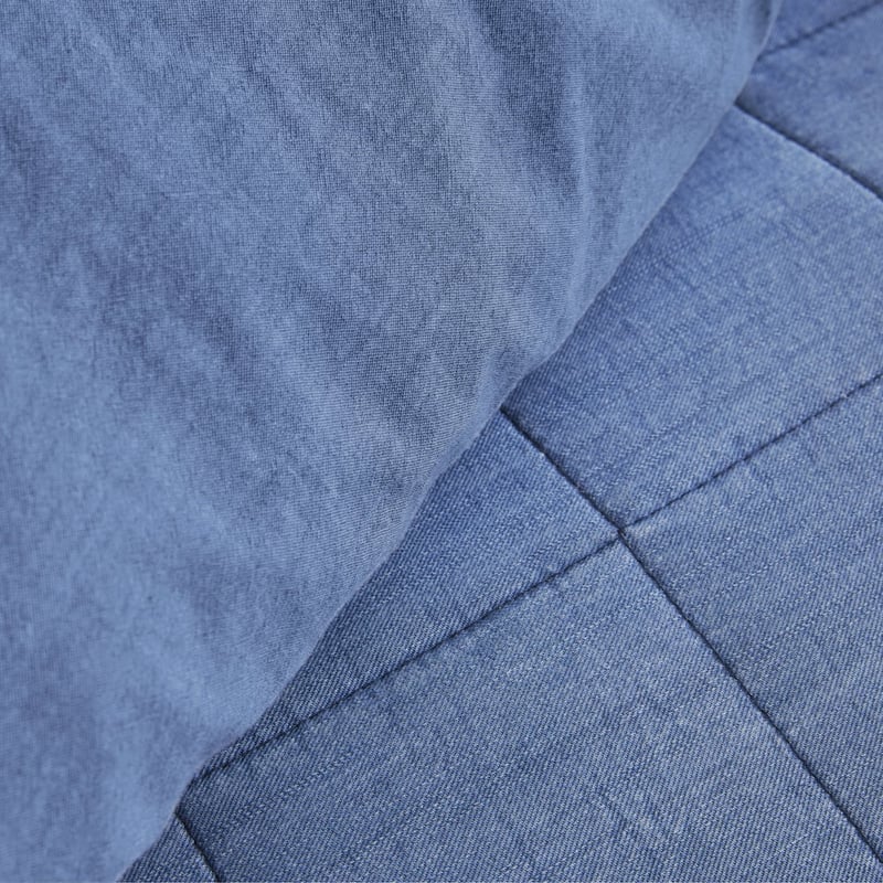 James Denim Lyocell Quilted Quilt Cover Separates