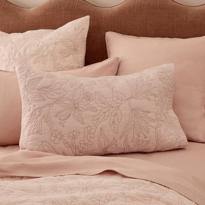 Rosa Petal Quilted Pilowcases
