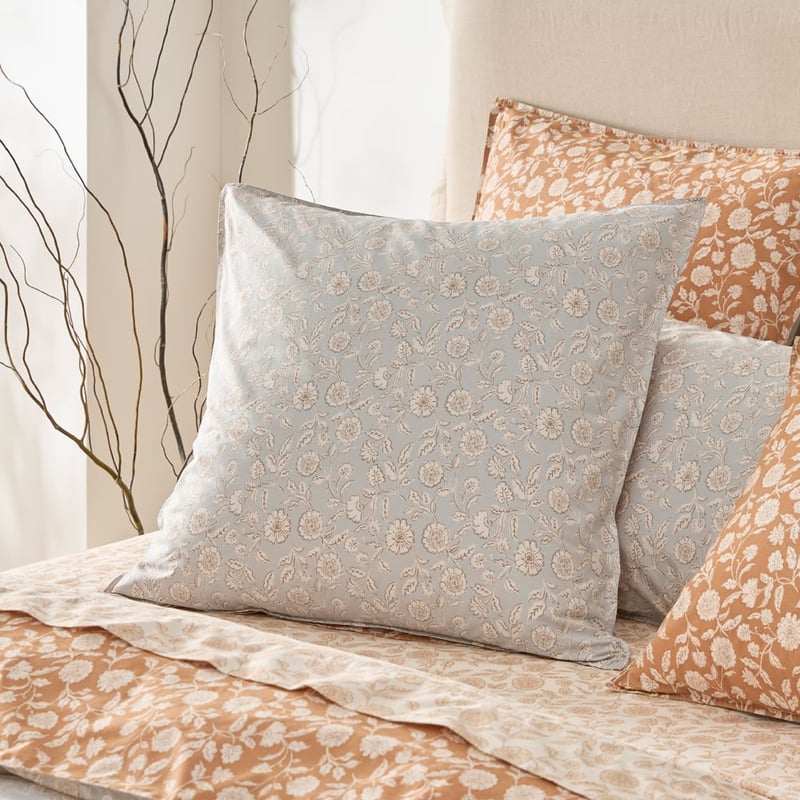 Aasha Blue & Tobacco Quilt Cover Set + Separates 