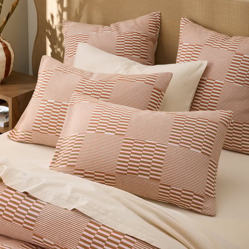 Jasper Rust Quilt Cover Set + Separates