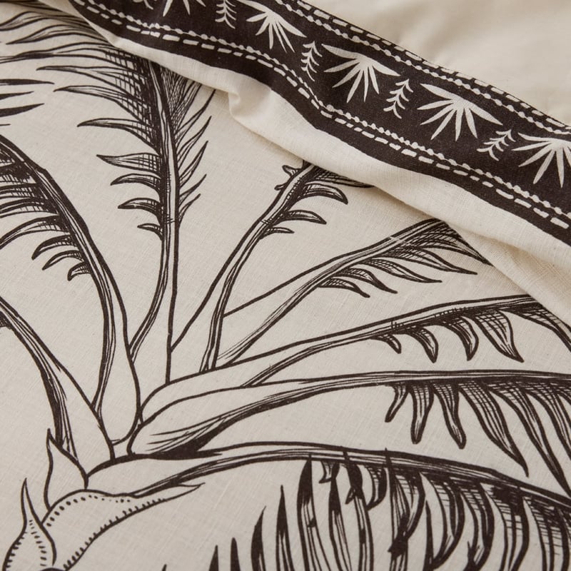 Palm Cove Natural Quilt Cover Set + Separates