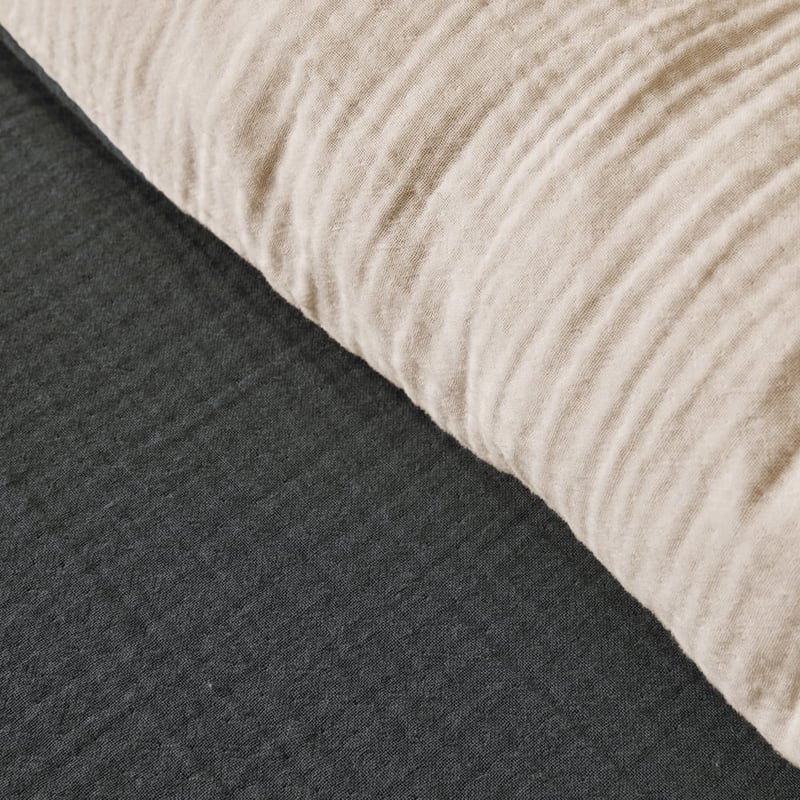 European Collection Reversible Muslin Cool Quilt Cover Separates