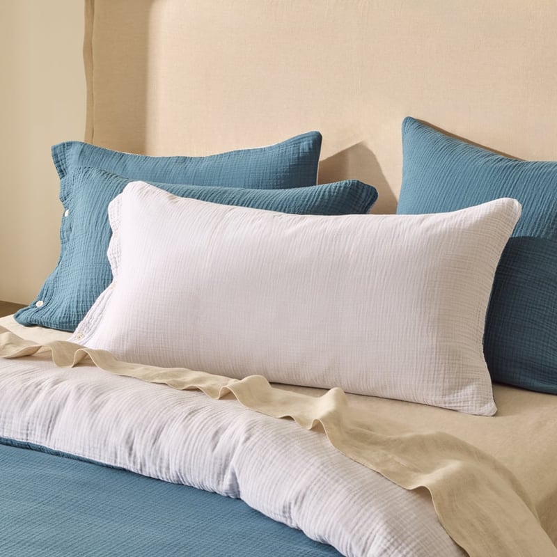 European Collection Reversible Muslin Cool Pillowcases