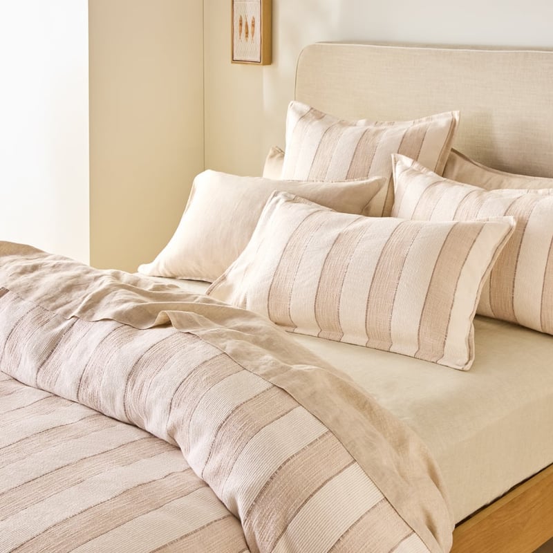 Oliver Natural Quilt Cover Set + Separates