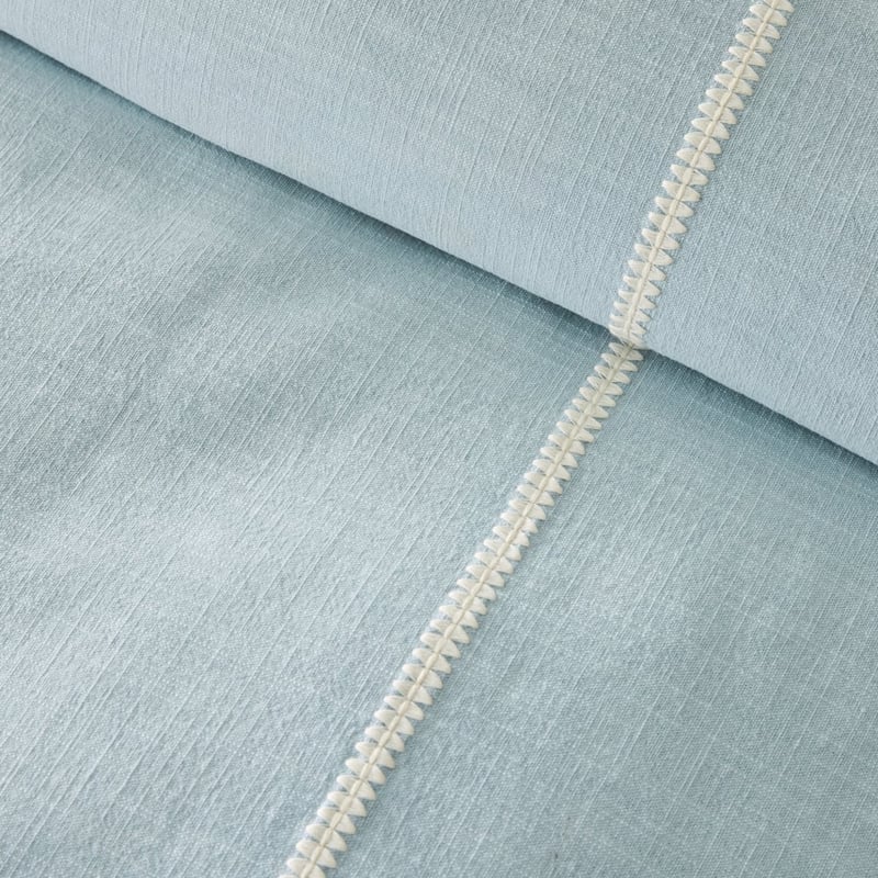 Annika Embroidered Coast Pillowcase