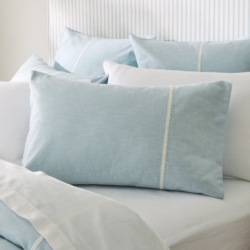 Annika Embroidered Coast Quilt Cover Set + Separates
