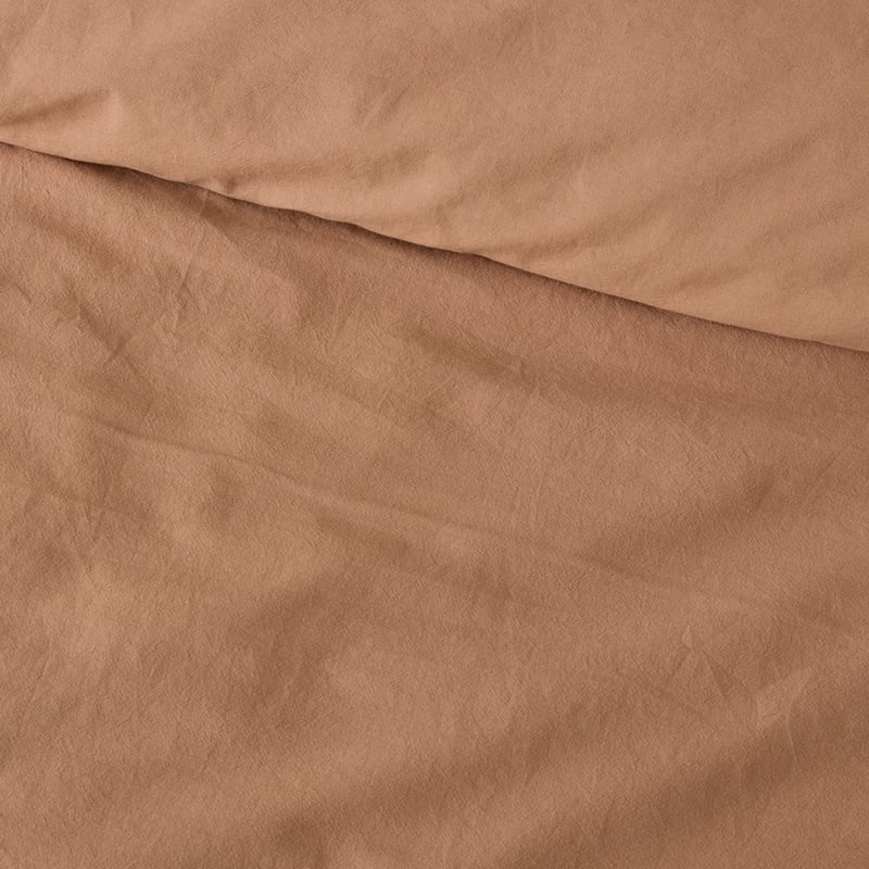 Stonewashed Cotton Fudge Quilt Cover Separates