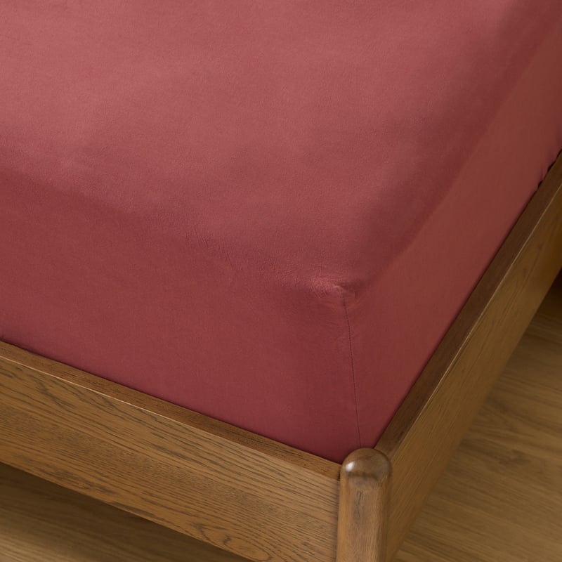 Stonewashed Cotton Redwood Sheet Separates 