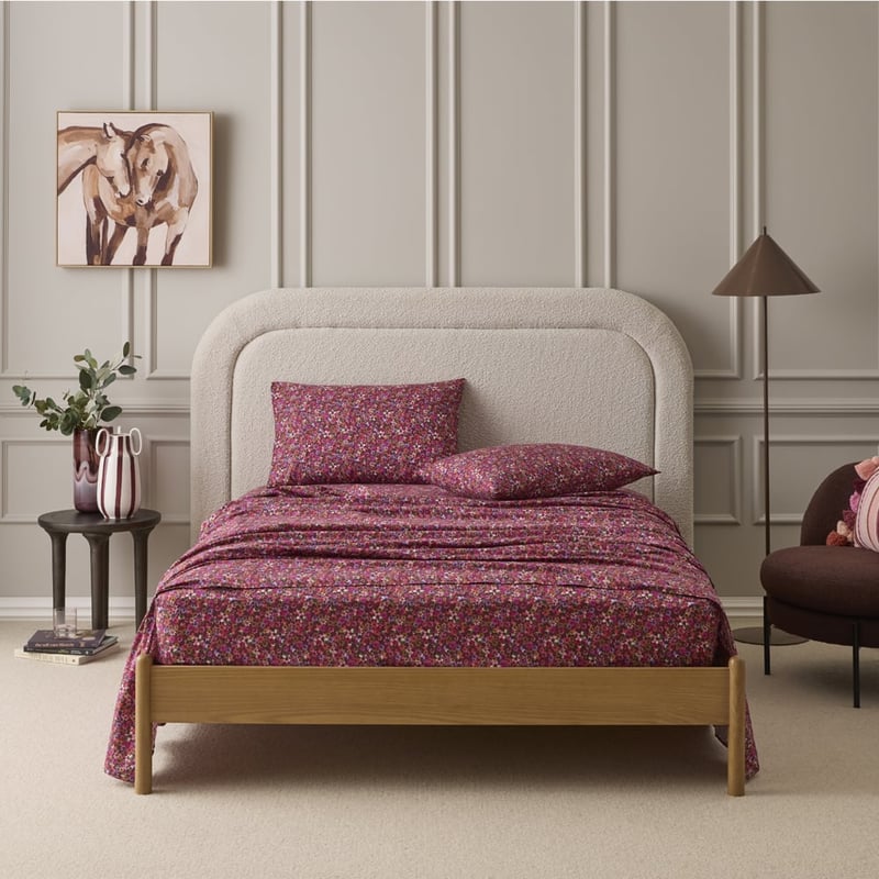 Quinn Berry Floral Sheet Set