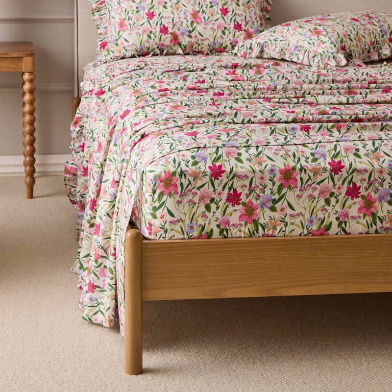 Etta Floral Ruffle Sheet Set