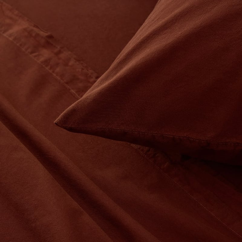 Stonewashed Cotton Auburn Sheet Separates