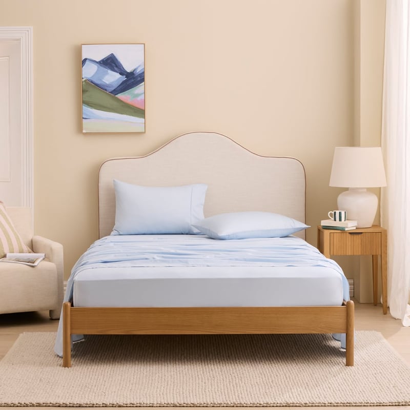 Worlds Softest Cotton Ice Blue Sheet Set
