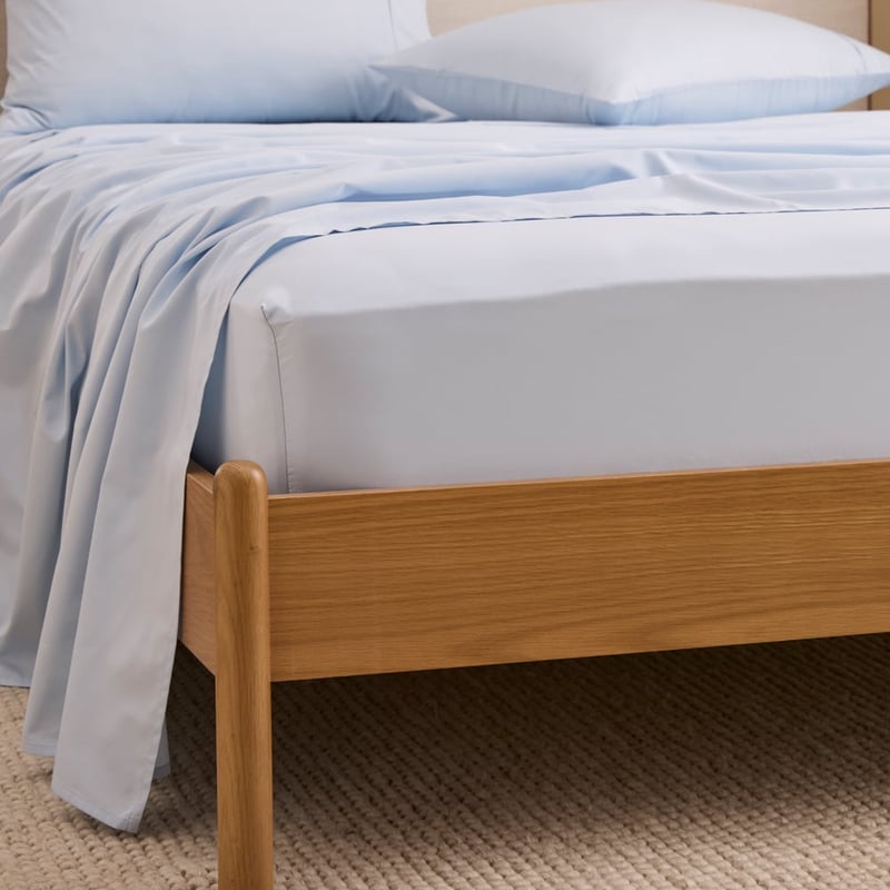 Worlds Softest Cotton Ice Blue Sheet Set