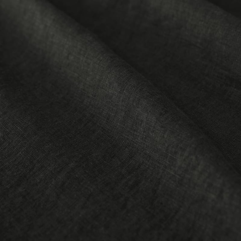 Vintage Washed Linen Liquorice Sheet Separates