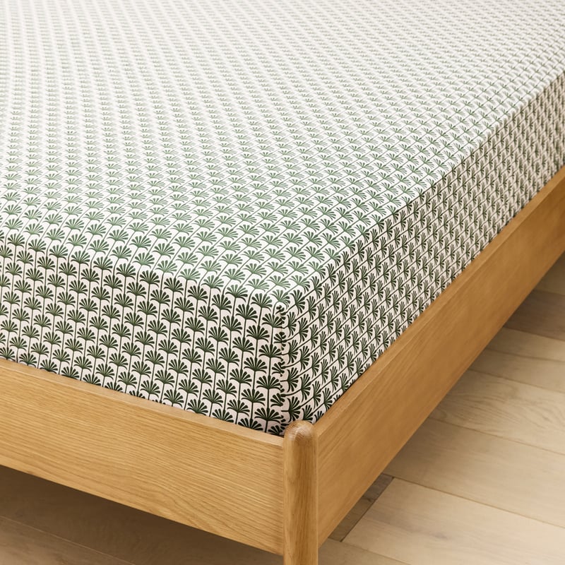 Resort Palm Green Sheet Set