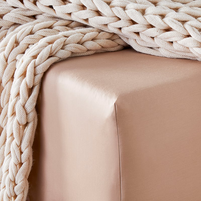 600TC Bamboo Cotton Caramel Fitted Sheet Separates