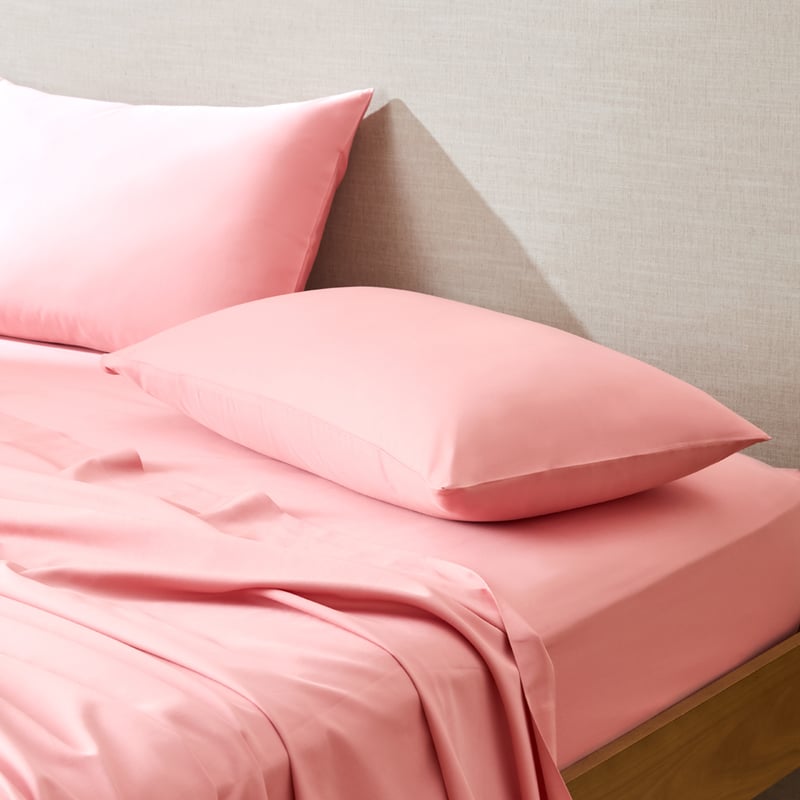 600TC Bamboo Cotton Tea Rose Sheet Set