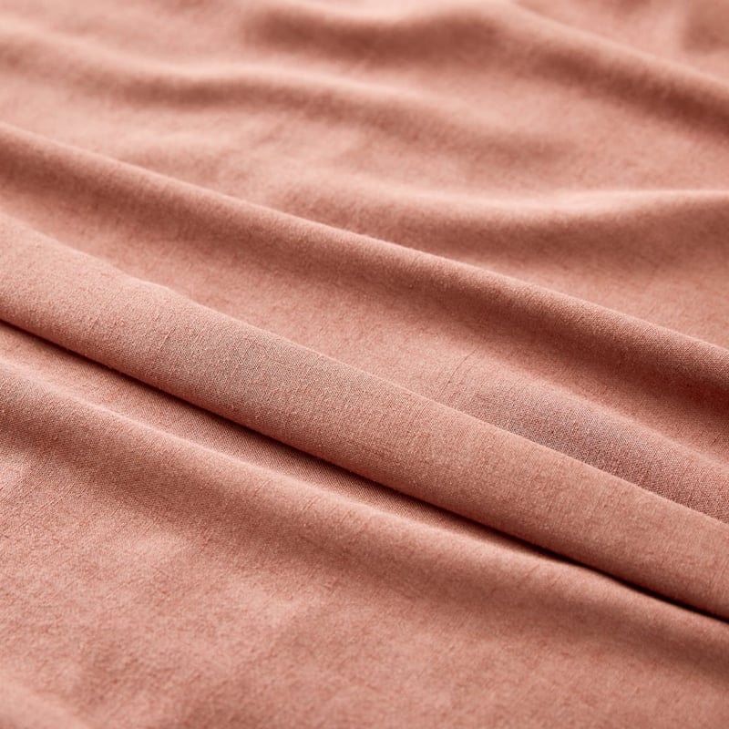 Washed Bamboo Linen Nutmeg Sheet Set