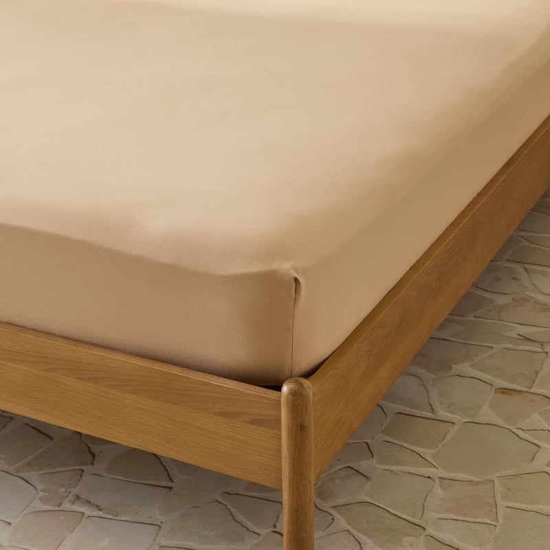 Stonewashed Cotton Sesame Sheet Separates