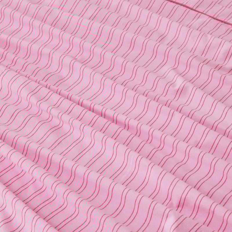 Yarn Dyed Lottie Pink Stripe Sheet Set 