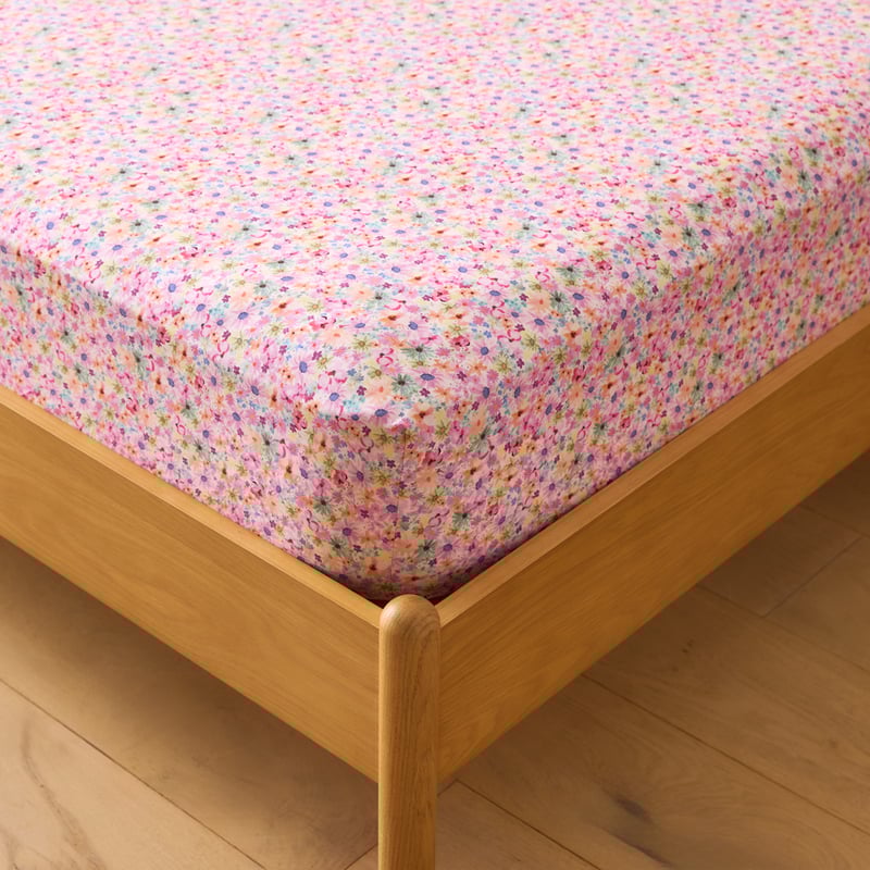 Lottie Floral Pink Printed Sheet Set