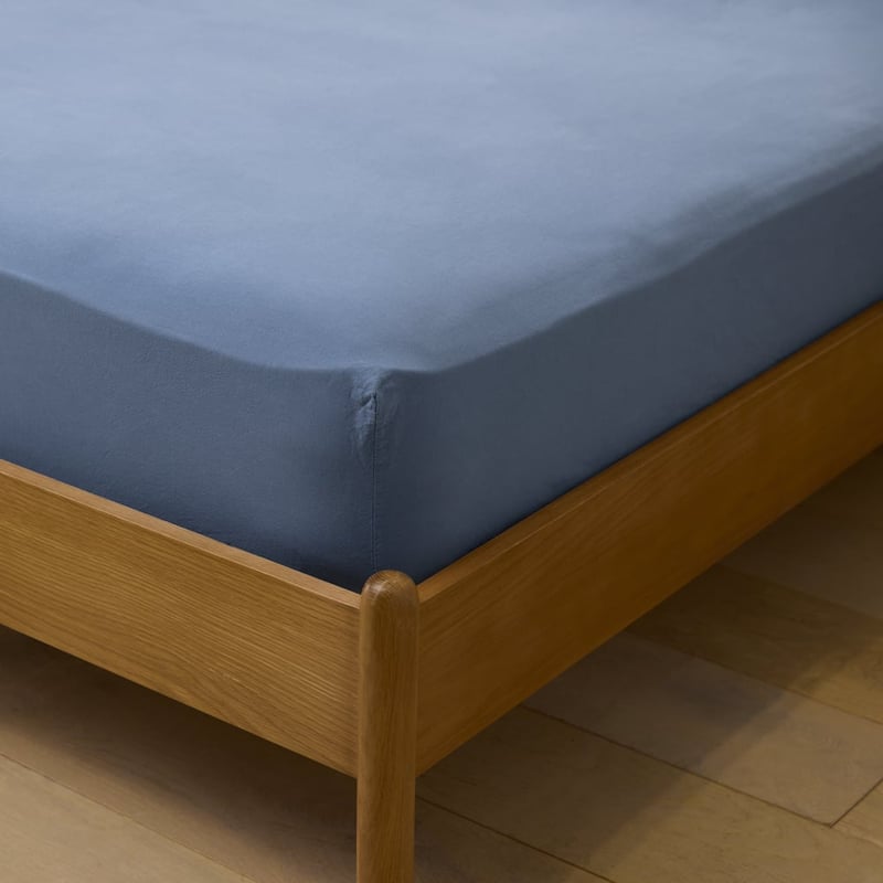 Stonewashed Cotton Bluestone Sheet Separates