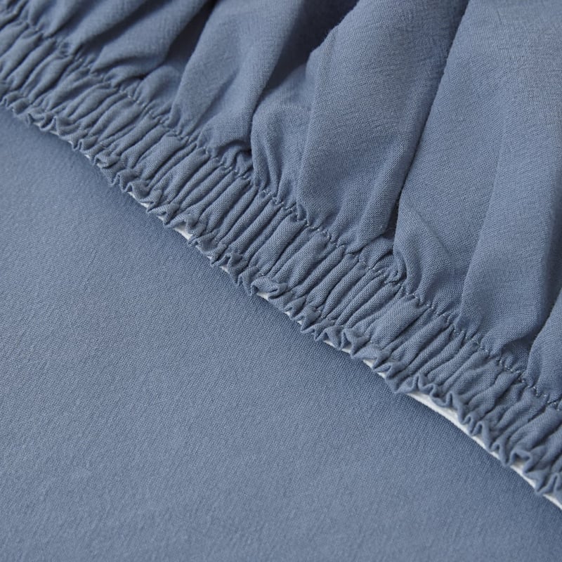 Stonewashed Cotton Bluestone Sheet Separates