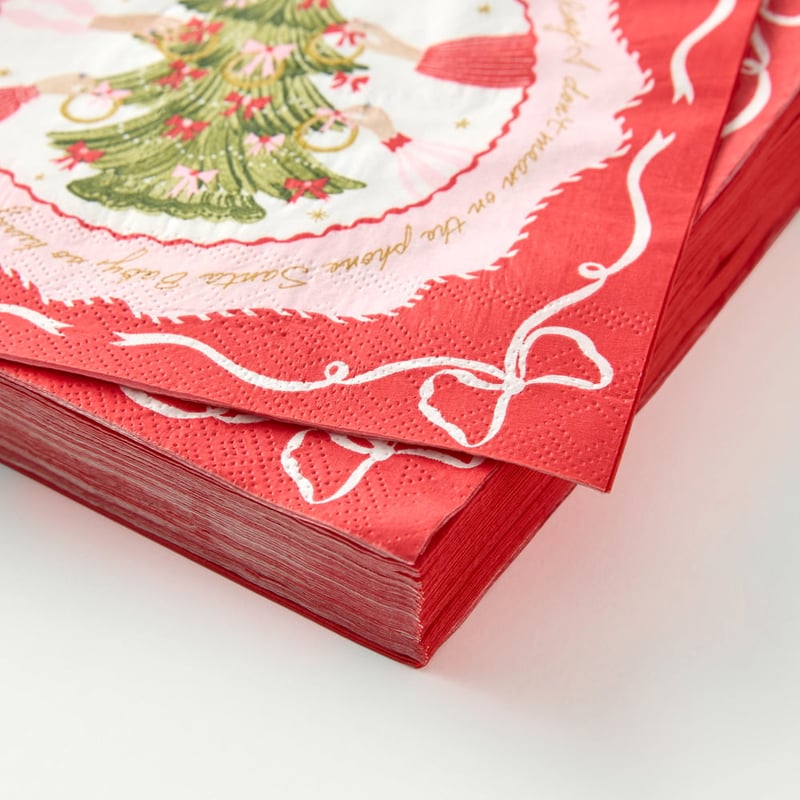 Festive 12 Days of Christmas Paper Napkin Pack of 40