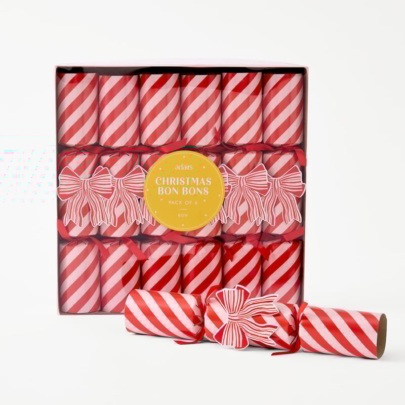 Bow Christmas Bon Bons Pack of 6
