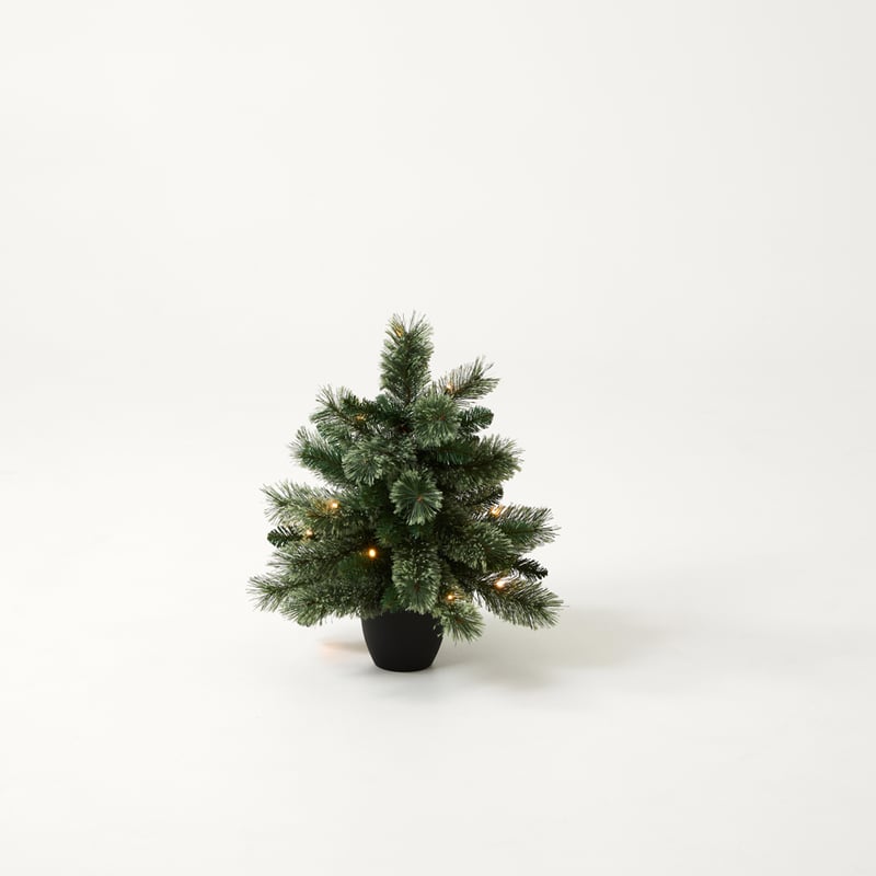 Potted Pine Cashmere LED Christmas Tree