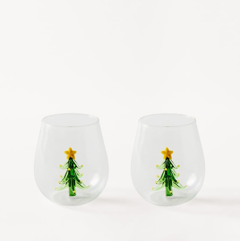 Christmas Green Tree Tumbler Pack of 2