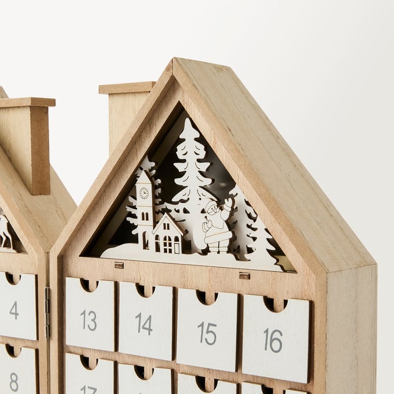 Festive Scenes Natural Advent Calendar