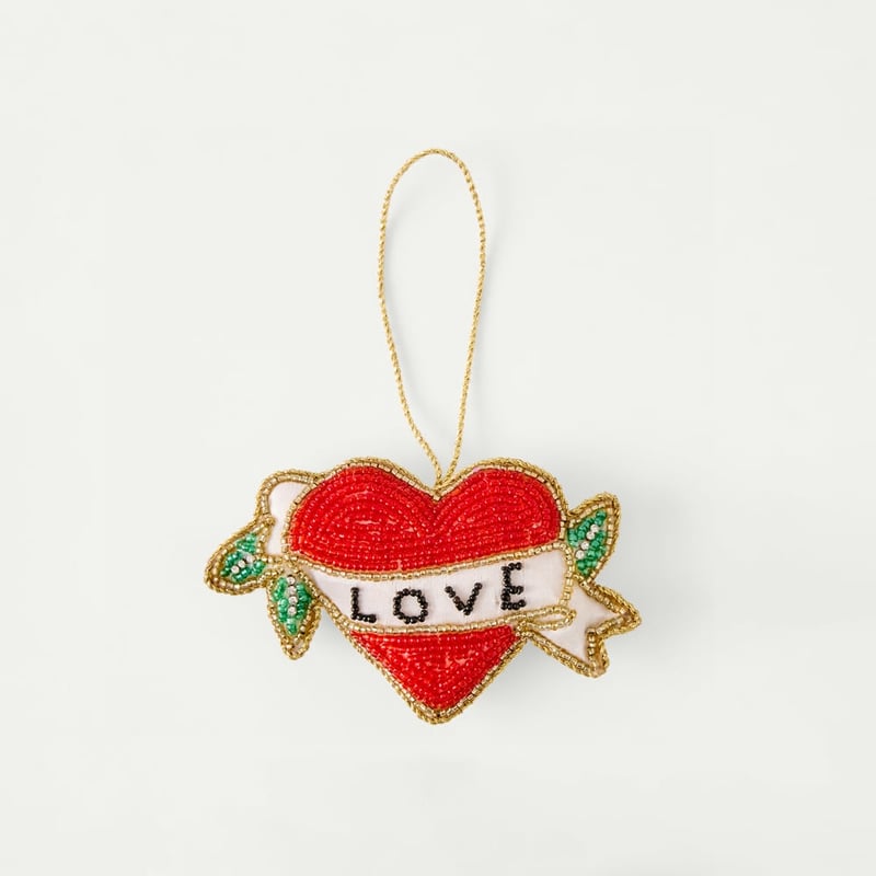 Embroidered Love Decoration
