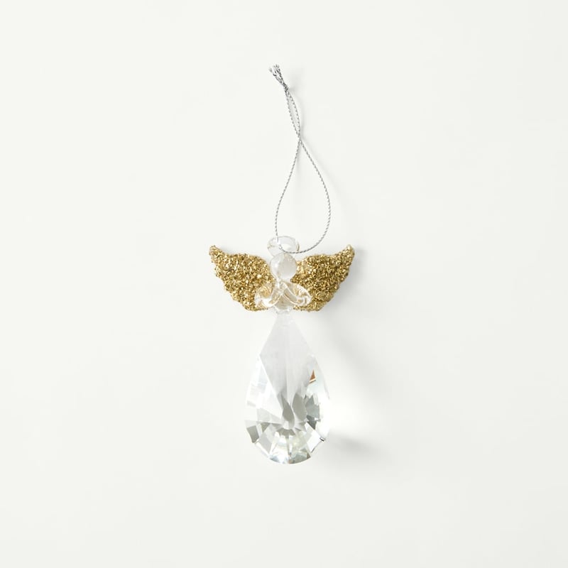 Gold Angel Crystal Ornament