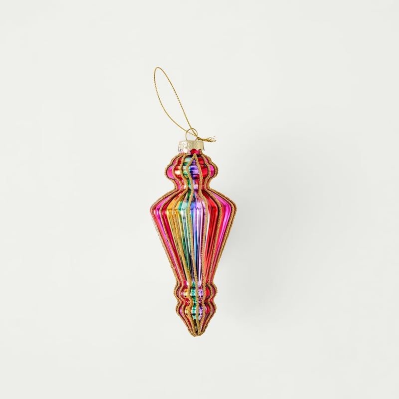 Vintage Glass Calypso Finial Drop Ornament