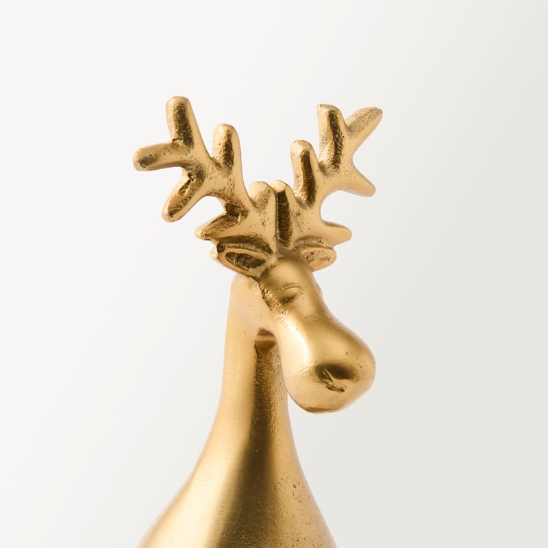 Gold Legs Akimbo Santas Reindeer